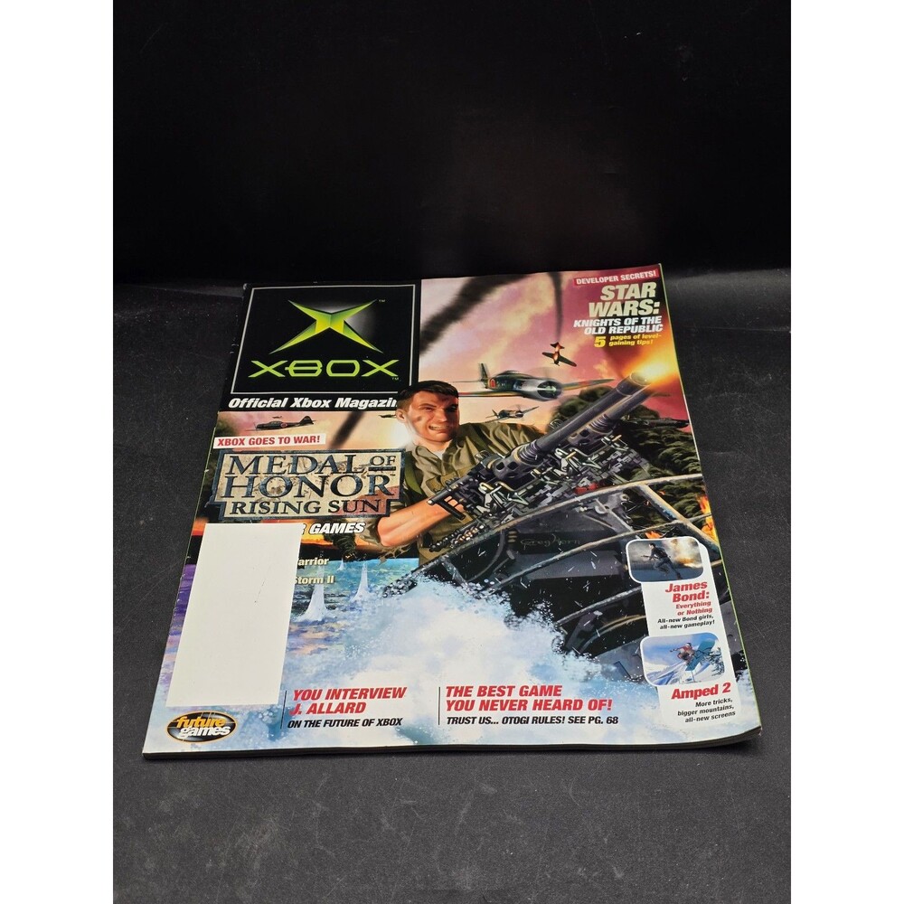 Official Xbox Magazine Medal of Honor Rising Sun Star Wars KOTOR